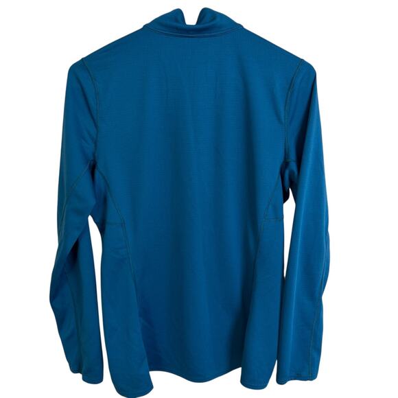 Patagonia Capilene Midweight 1/4 Zip Pullover Womens Medium Blue Long Sleeve * - Picture 2 of 11